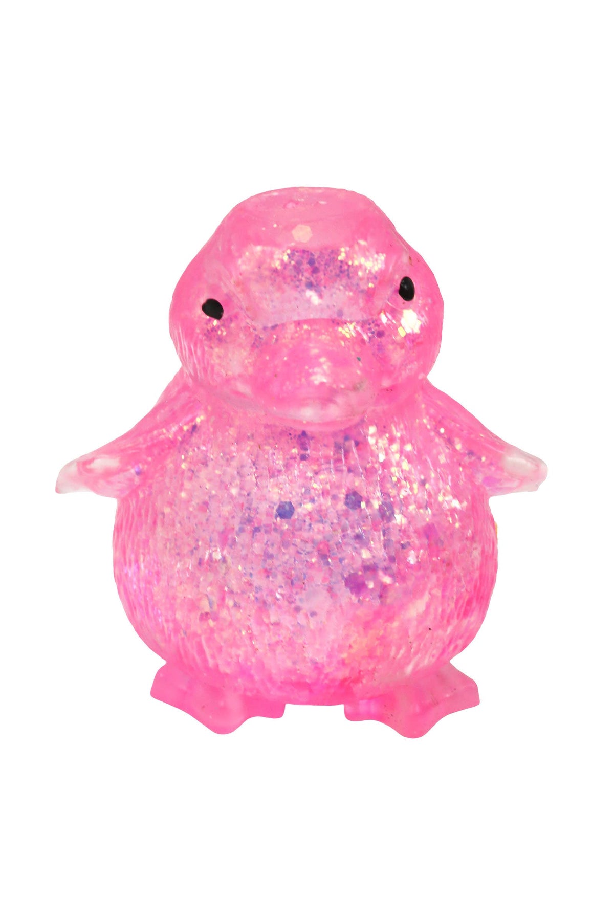 Penguin Glittery Maltose Squishy Toy