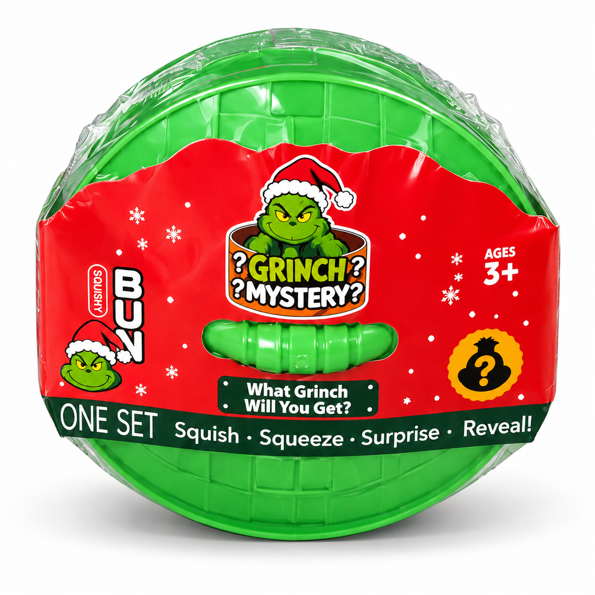 Grinch mystery dumpling sealed