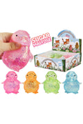 Penguin Glittery Maltose Squishy Toy
