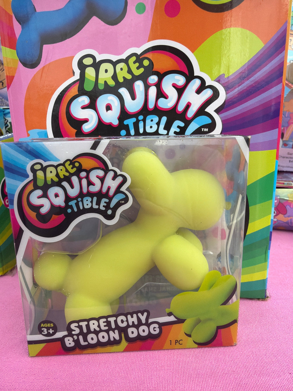 Irre-Squish-tible Stretchy B`loon Dog