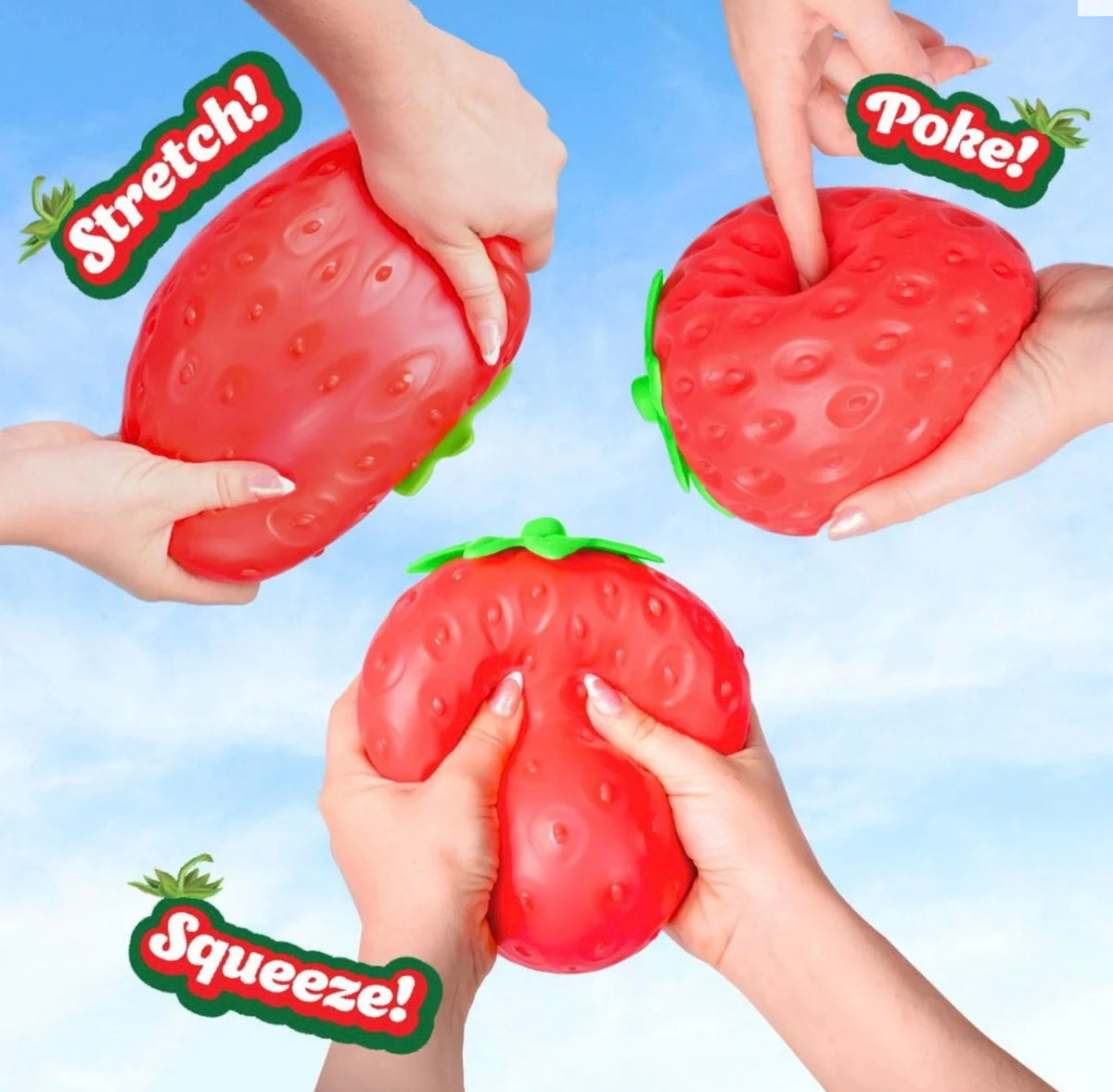 Jumbo squishy strawberry