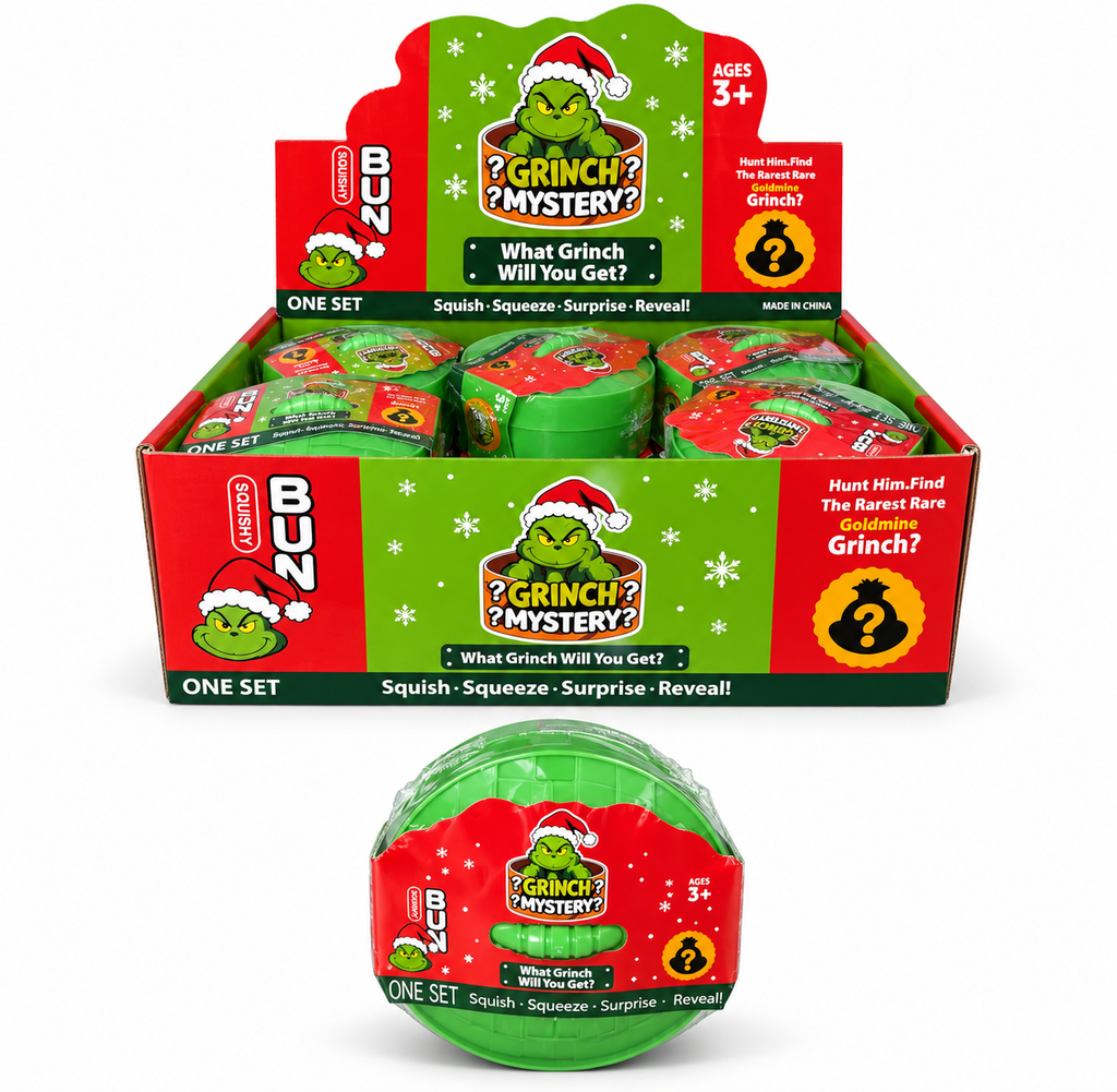 Grinch mystery dumpling sealed